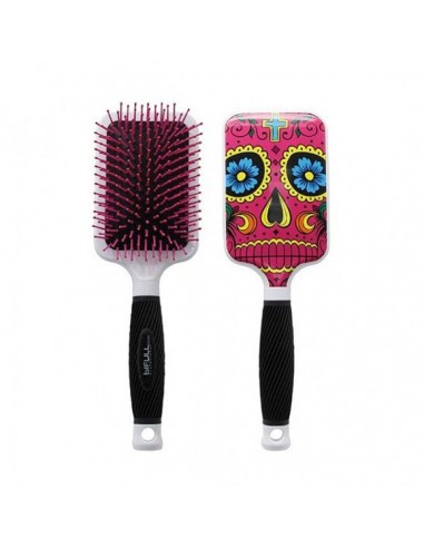 Bifull Cepillo Raqueta Calavera Pink_01