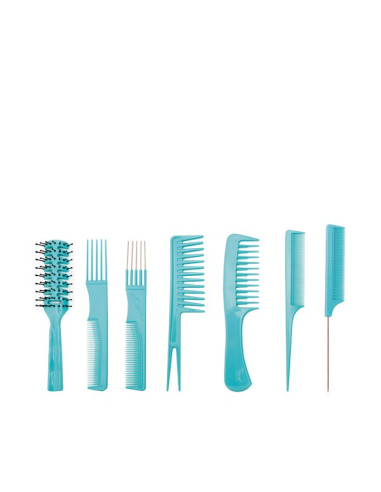 Bifull Set 7 Peines Azul