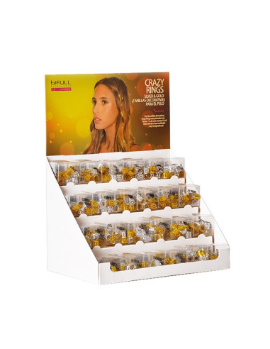 Bifull Crazy Rings Expositor Silver & Gold