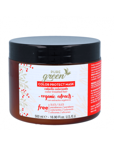 Pure Green Color Protect Mask