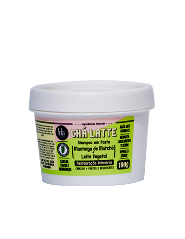 Lola Cosmetics Chá Latte Shampoo em Pasta Manteiga de Matcha + Leite Vegetal de Coco