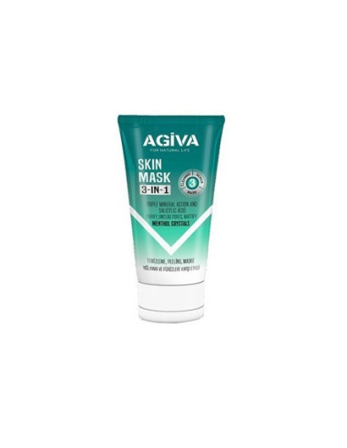 Agiva Skin Mask 3 in 1 Menthol Crystals