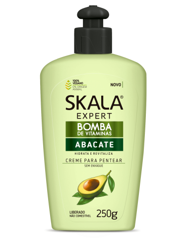 Skala Creme Para Pentear Bomba de Vitaminas Abacate