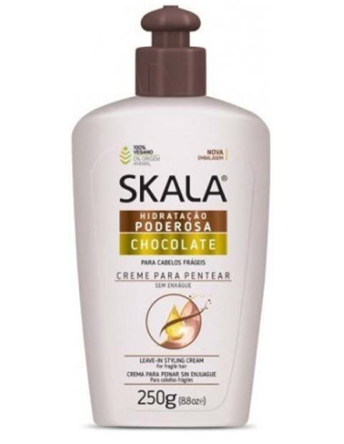 Skala Creme Para Pentear Hidratação Poderosa Chocolate
