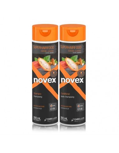 Novex SuperFood Cacao & Almond Shampoo & Conditioner Set