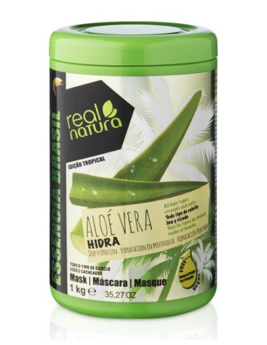 Real Natura Máscara Sem Sal Aloé Vera Hidra