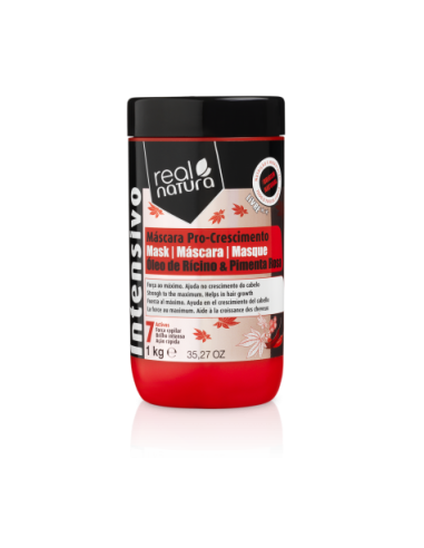 Real Natura Pro-Crescimento Máscara Sem Sal