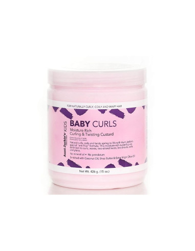 Aunt Jackie's Baby Curls Moisture Rich Curling & Twisting Custard