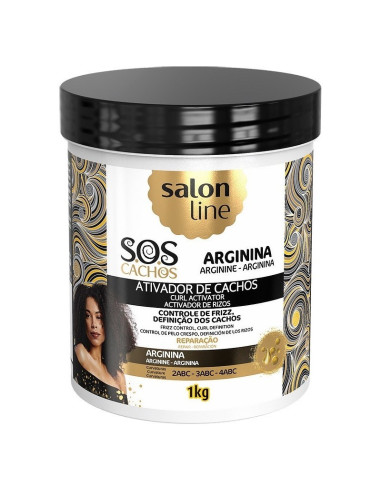 Salon Line Ativador de Cachos SOS Cachos Arginina Reconstrução