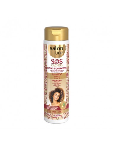 Salon Line Shampoo SOS Cachos Rícino e Queratina