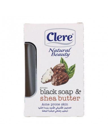 Clere Natural Beauty Black African Shea Butter Soap