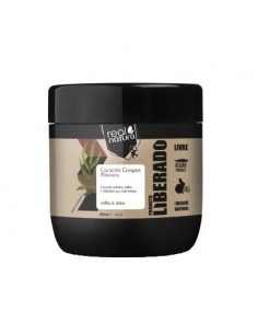 Real Natura Caracóis Crespos Liberado Máscara