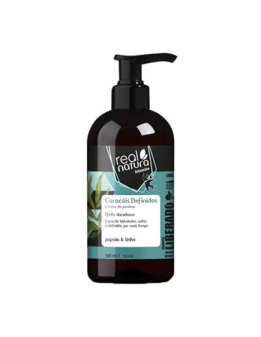 Real Natura Caracóis Definidos Liberado Creme de Pentear