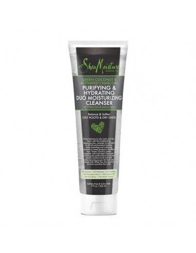 Shea Moisture Green Coconut Activated Charcoal Cleanser