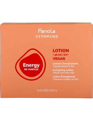 Fanola Vitamins Energy Ampollas Anticaida