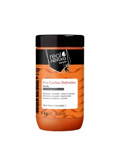 Real Natura Máscara Sem Sal Pro-Cachos Definidos
