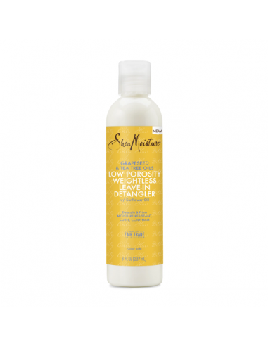 Shea Moisture Grapeseed & Tea Tree Oils Low Porosity Leave In Detangler