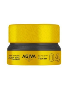 Agiva Hair Wax 04 Yellow Aqua Wax Grooming – Cera Fijación Fuerte y Brillo
