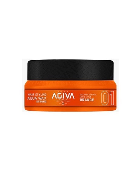 Agiva Hair Wax 01 ORANGE Aqua Wax Strong