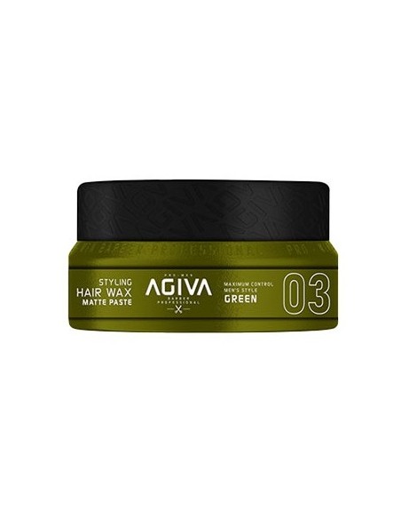 Agiva Hair Wax 03 GREEN Hair Wax Matte Paste