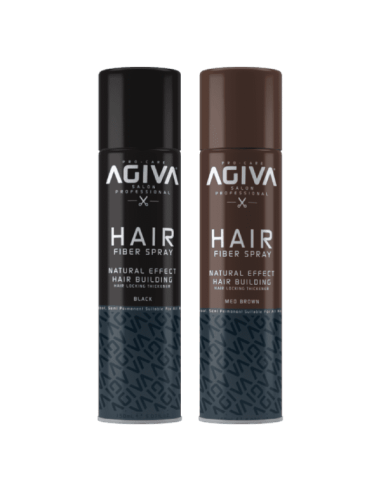 Agiva Hair Fiber Spray | Volumen y Cobertura Instantánea para Cabello Fino