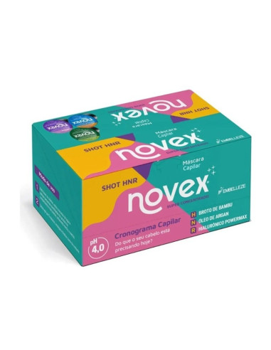 Novex Cronograma Capilar Shot Hidrataçao + Nutriçao + Reconstruçao