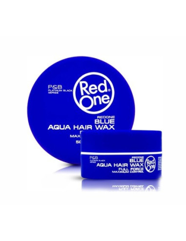 Red One Aqua Hair Wax Blue