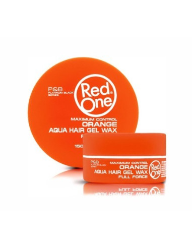 Red One Aqua Hair Wax Orange
