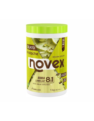 Novex Gelato Pistache Bomba Lamelar 8 em 1