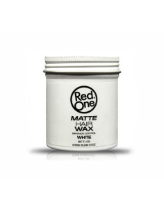 Red One Keratin Matte Hair Wax White - Fijación Fuerte Mate