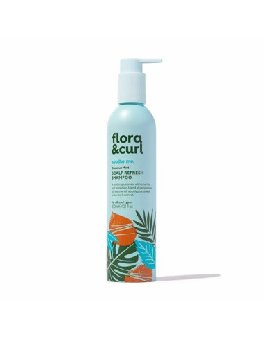 Flora & Curl Soothe Me Coconut Mint Scalp Refresh Shampoo