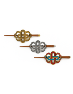 Riyaaz Pasador Mudra | Joya capilar artesanal inspirada en la India