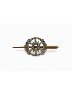 Riyaaz Pasador Manipura | Joya capilar artesanal inspirada en el chakra solar