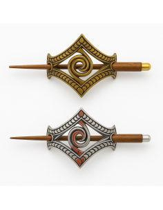 Riyaaz Pasador Ajna | Joya capilar artesanal inspirada en el tercer ojo