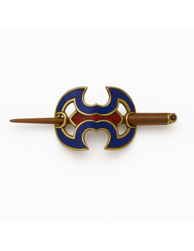 Riyaaz Pasador Vajra | Joya capilar artesanal inspirada en el rayo sagrado