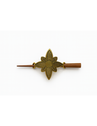 Riyaaz Pasador Padma | Joya capilar artesanal inspirada en la flor de loto