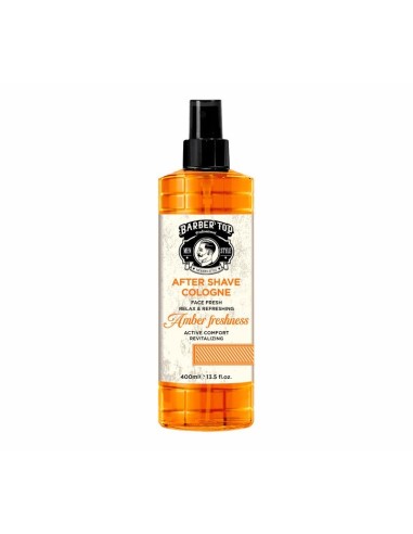 Barber Top After Shave Cologne Amber Freshness
