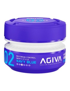 Agiva Hair Wax 02 NAVY BLUE Aqua Wax Ultra Strong