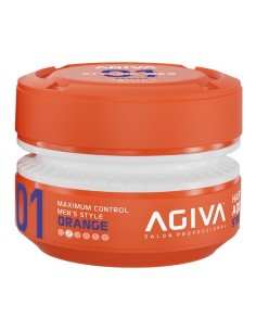 Agiva Hair Wax 01 ORANGE Aqua Wax Strong