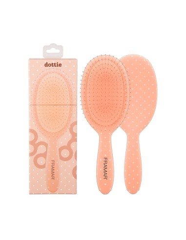 Framar Peach Please Dottie Detangle Brush