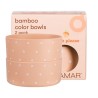 Framar Peach Please Bamboo Color Bowls 2 Pack