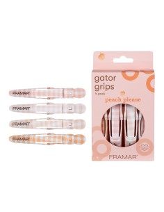 Framar Peach Please Gator Grips 4 Pack