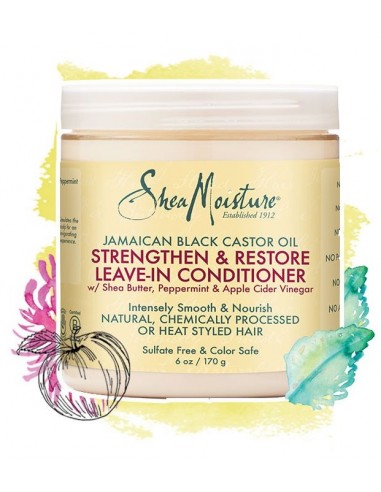 Shea Moisture Jamaican Black Castor Oil Strengthen & Restore Leave-In Conditioner