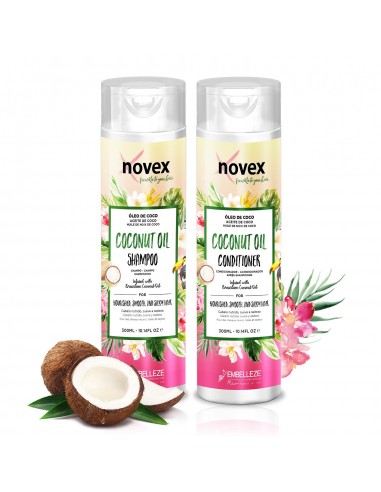 Novex Coconut Oil Shampoo & Conditioner Set 300ml