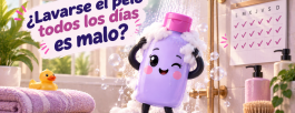¿Lavarse el pelo todos los días es malo? Tu cuero cabelludo tiene algo que decir